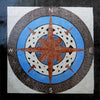 Basilah I - Compass Mosaic Artwork | Mozaico