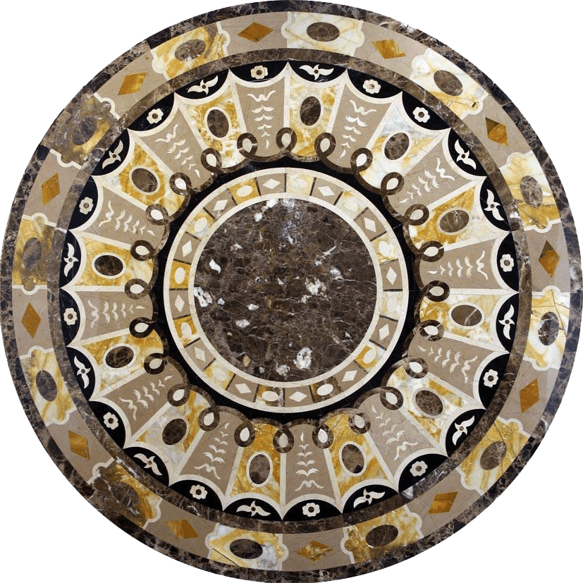Dinastía - Mosaico de mármol de chorro de agua