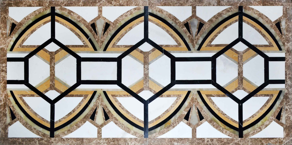 Genetta - Arte de mosaico de mármol de chorro de agua | Patrones | Mozaico