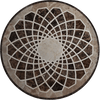 Reanna - medalhão de mosaico a jato de água