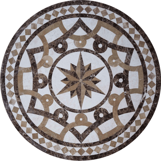 Sandhills - Waterjet Marble Mosaic