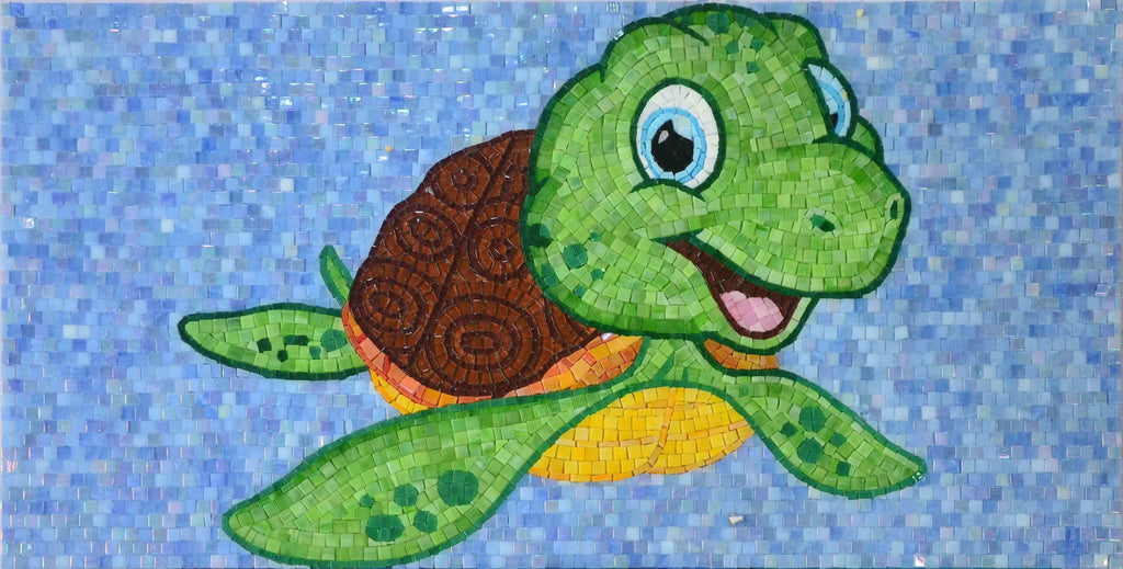 Mosaico Animal - La Tortuga Animada