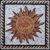 Mosaico celeste - bordo cordato sole