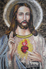 Christian Mosaic - Jesus's Sacred Heart