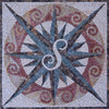Arte de mosaico personalizado: la brújula S