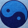 Mosaicos Personalizados - Azul Yin Yang