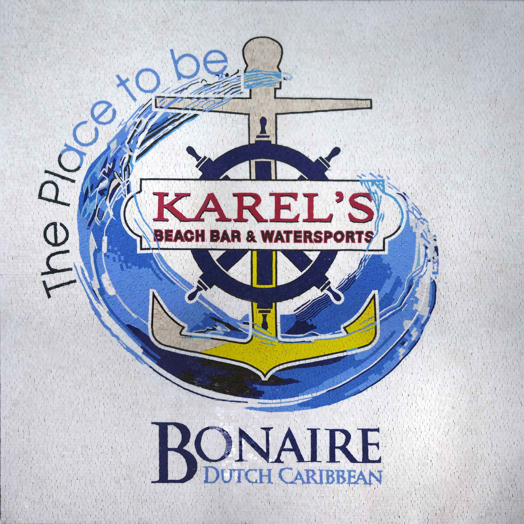Mosaïques personnalisées - Karel's Beach Bar