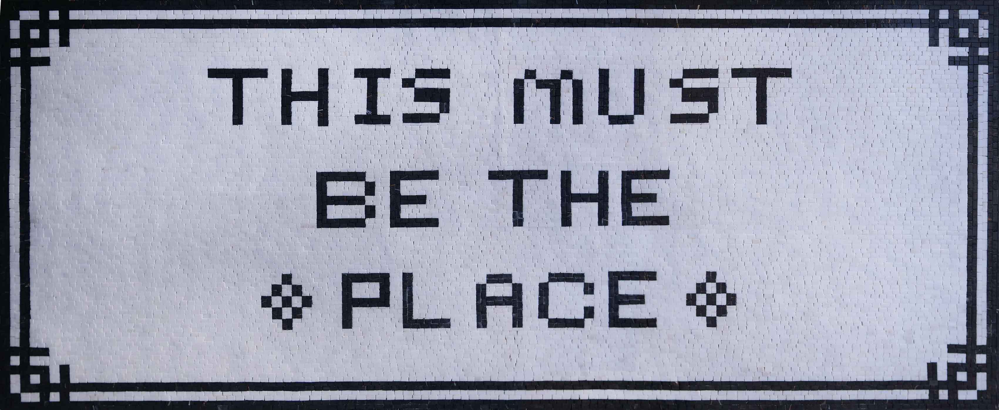 Custom Mosaic Tile - This Must Be The Place – Mozaico