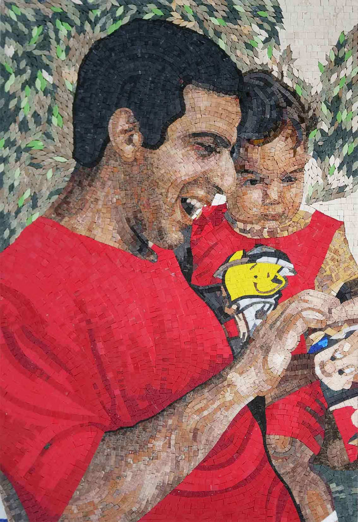 Padre e Hijo - Arte Mosaico