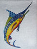 Fish Mosaic - Colorful Swordfish