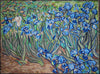 Reproducción de obra de arte en mosaico - Iris