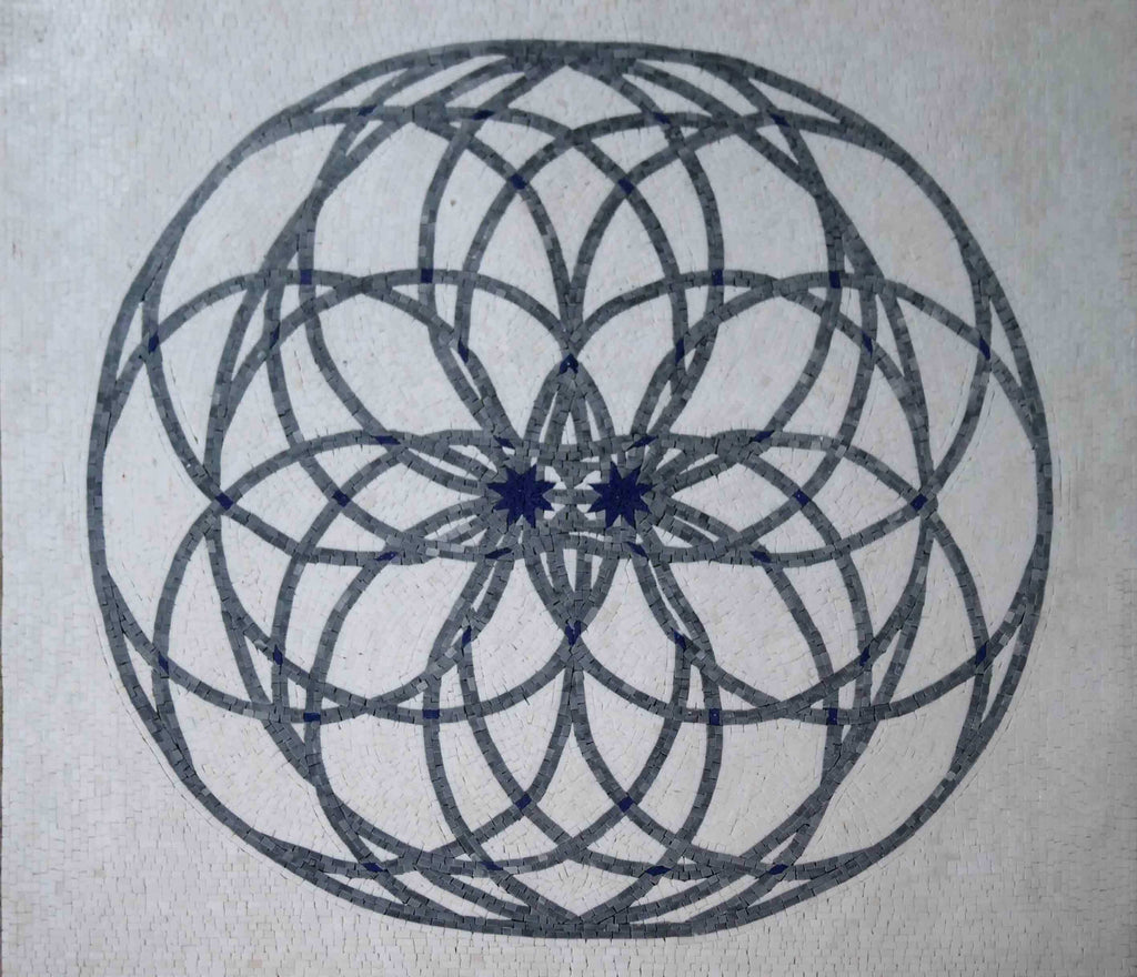 Arte de mosaico geométrico - Más círculos