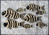 Grupo de Peixes Mármore Mosaico Mozaico