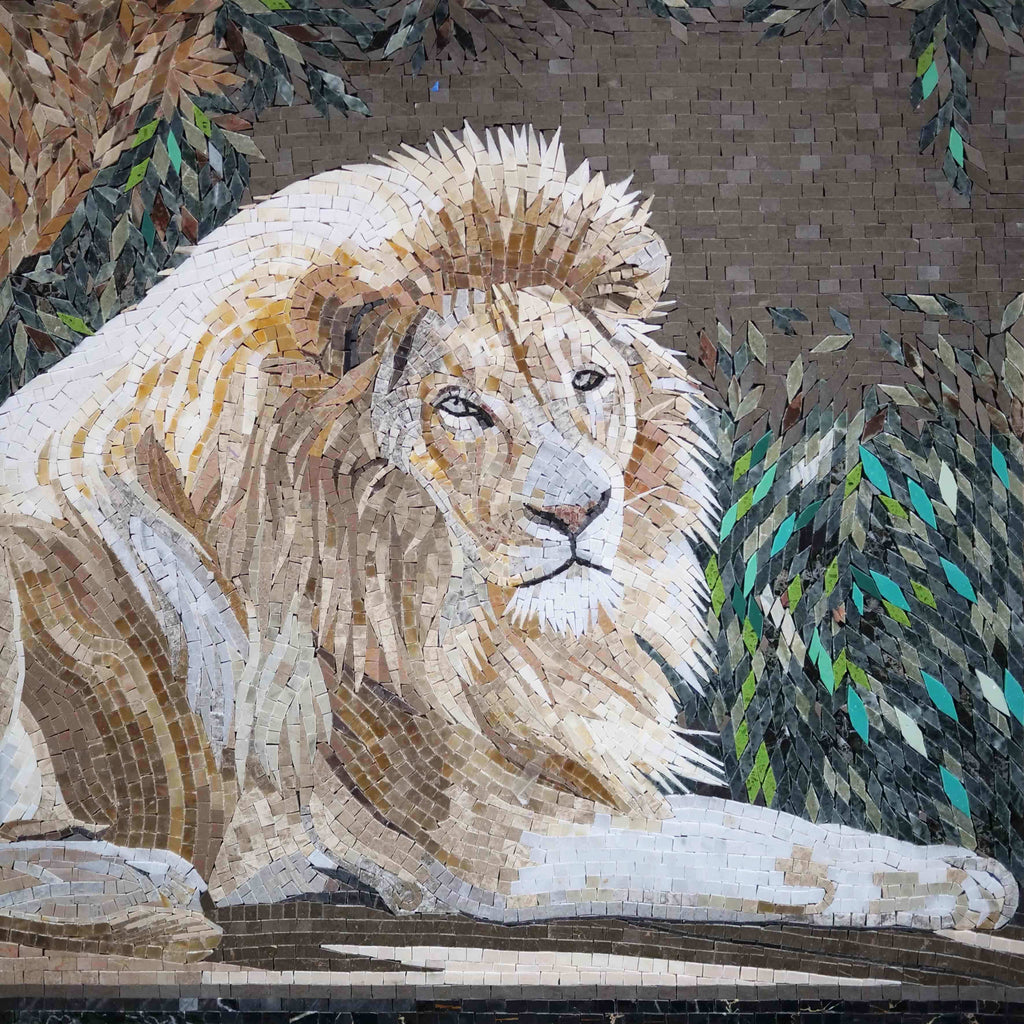 Rei da Selva - Mosaico Mural