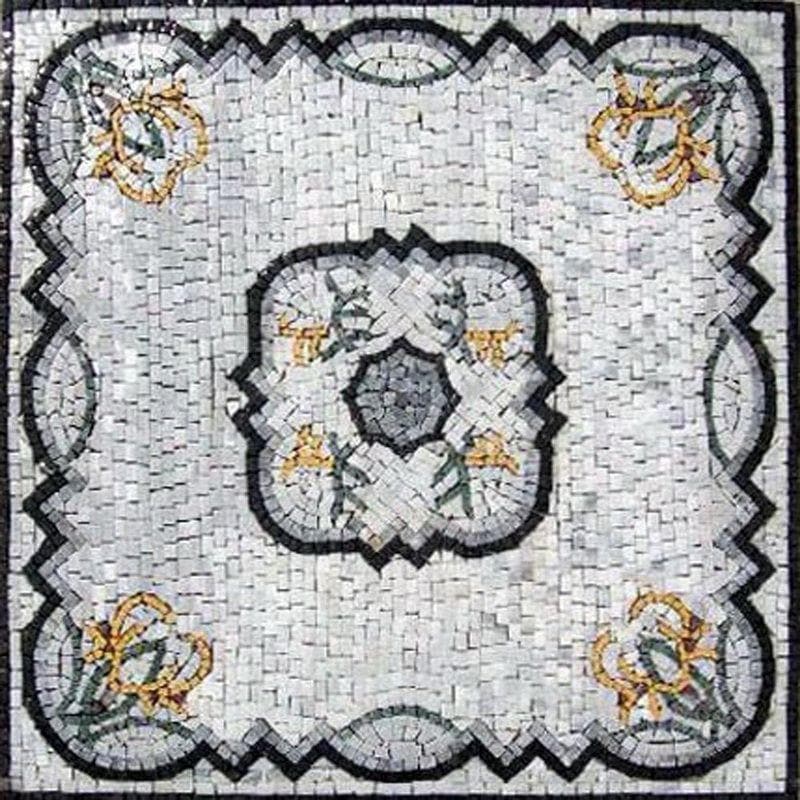 Desenhos de mosaico - sotaque quadrado
