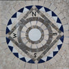 Mosaic Art - Irregular Shaped Compass