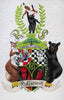 Mosaic Art - Jungle Coat Of Arms