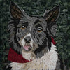 Retrato de cachorro em mosaico personalizado