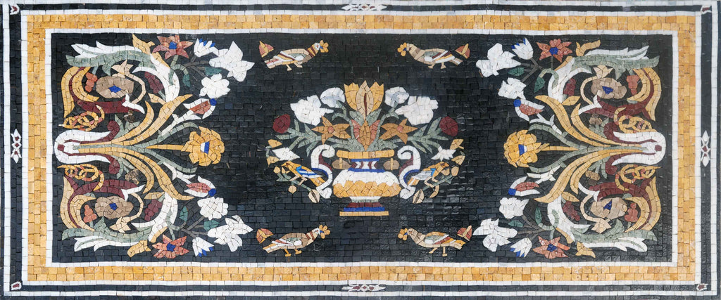 Mosaic Art - Royal Floral Carpet