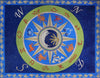 Arte em mosaico da bússola - O horóscopo