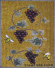 Mosaik-Glaskunst – Bienen und Trauben