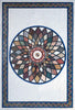 Opera d'arte a mosaico - Medaglione colorato