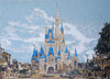Mosaic Artwork - Disney Castle