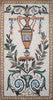 Arte em mosaico - vaso floral