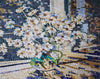 Fiori bianchi del mosaico della margherita della Gerbera