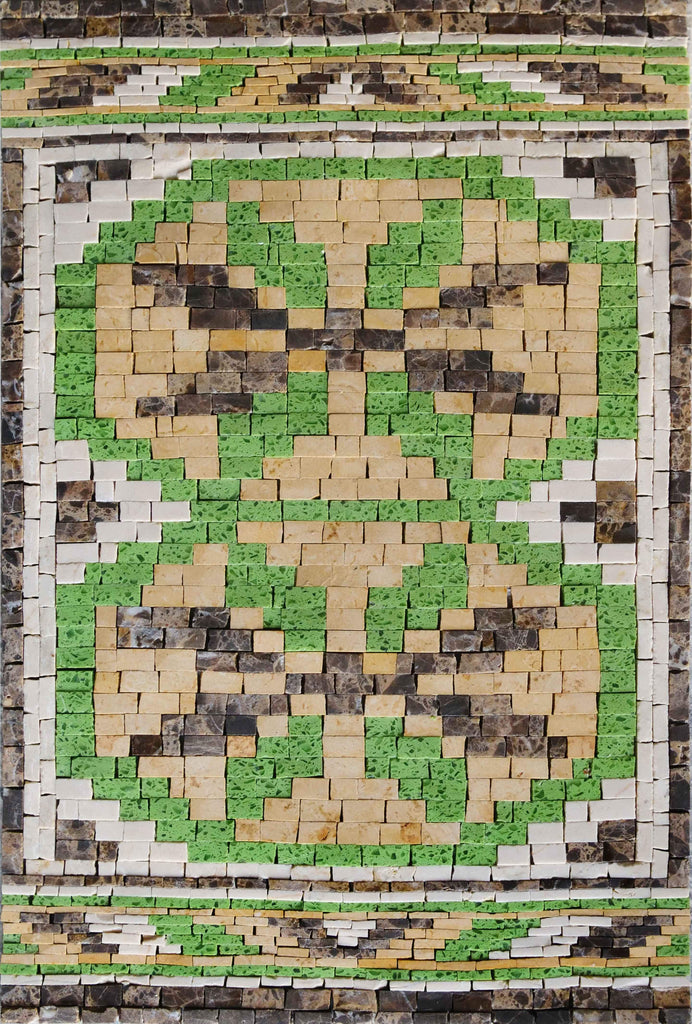 Placa para salpicaduras de mosaico - Las cuatro X