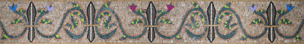 Borde de mosaico - Brasil