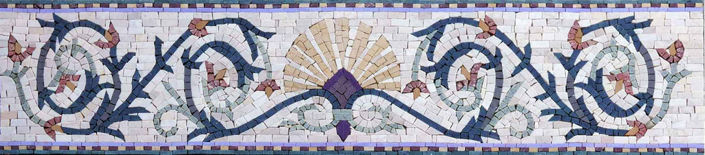 Borda em Mosaico - Design de Coroa