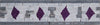Borde de mosaico - Diamante púrpura