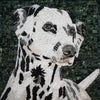 Perro mosaico de mármol dálmata
