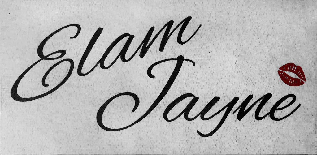 Logotipo de mosaico - Elam Jayne