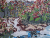 Mosaic Scenery - Trees By The Lake
