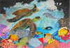 Arte em mosaico - cena subaquática