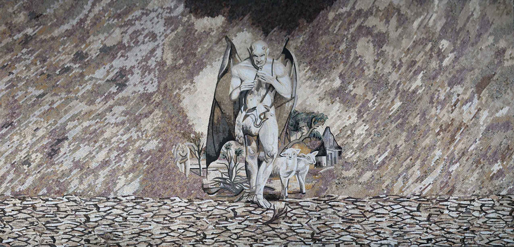 Mosaico Wall Art - Lucifero e pecore
