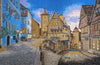 Cidade medieval em mosaico - Rothenburg ob der Tauber