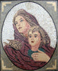 Riproduzione in mosaico - Madonna