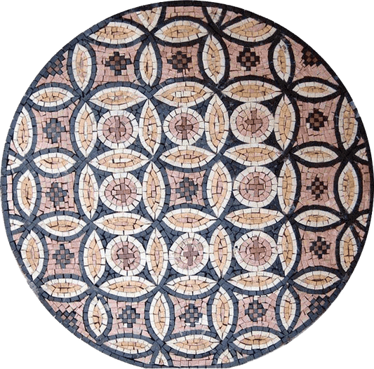 Marble Mosaic Medallion - Cathay