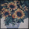 Sunflower Daisies - Mosaic Art For Sale