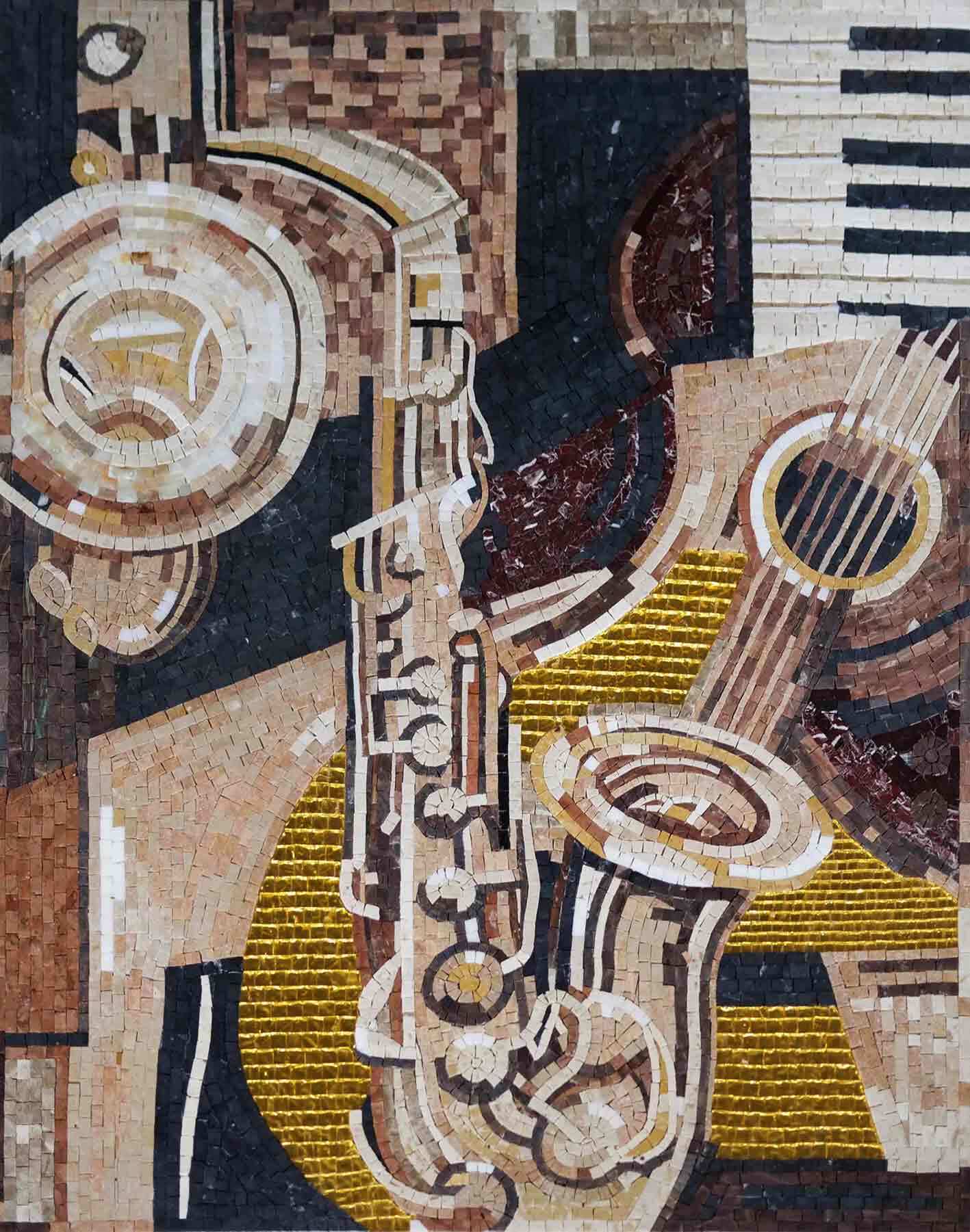 Abstract Art Musical Instruments