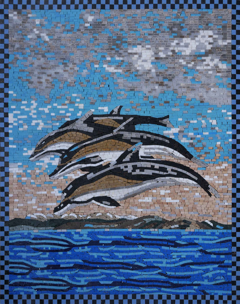 Mosaico Náutico - Golfinhos Voadores