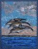Mosaico nautico - Delfini volanti
