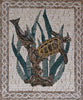 Mosaico Náutico - Tartaruga e o Peixe