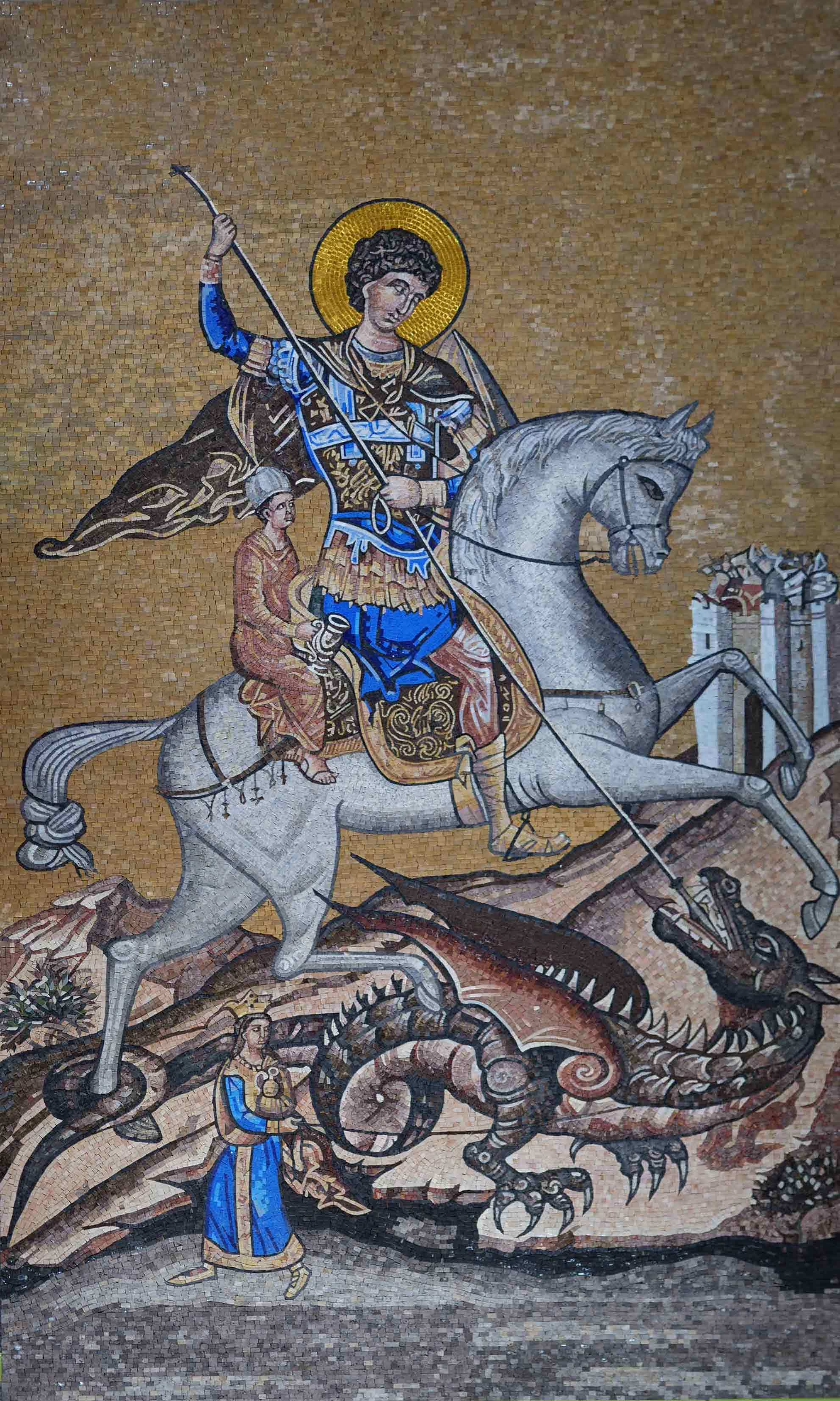 Saint George And The Dragon Icon