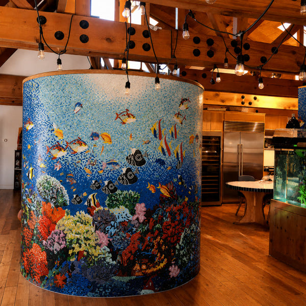 Enchanting Aquatic Ocean Scene Mosaic