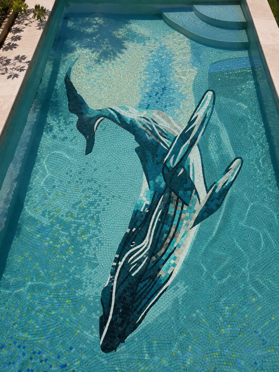 Giant Whale Mosaic — Bronx, New York