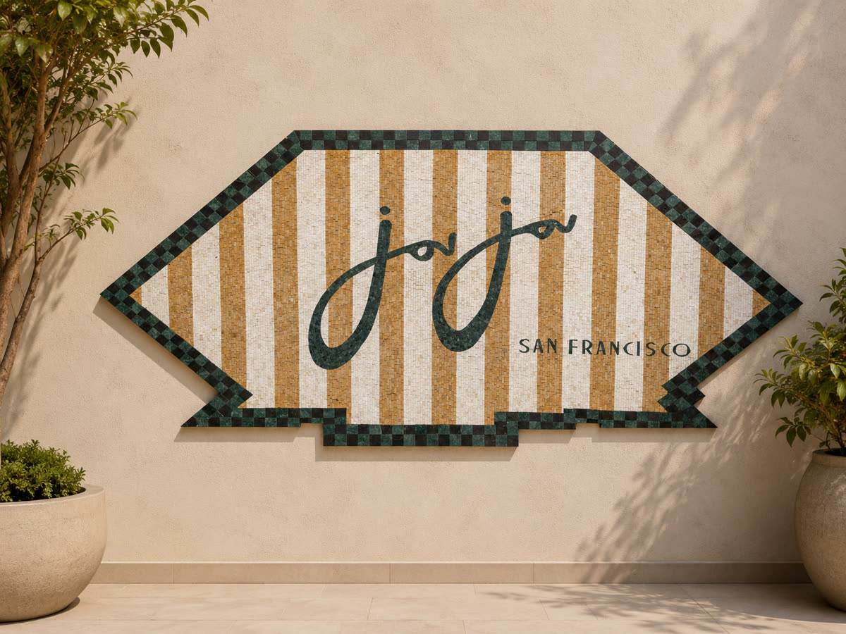 Custom San Francisco Mosaic Sign — Oakland, California